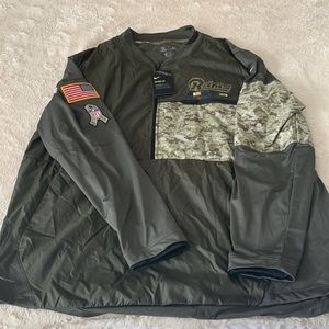 NFL Los Angeles Rams Nike Shield Pullover half-zip jacket XXL NWT